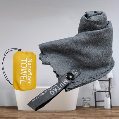 TH90 경량 나노 텍스처 타월 및 보관 가방 #2