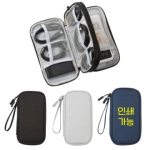 다온 케이블파우치 미니파우치 보조배터리 파우치