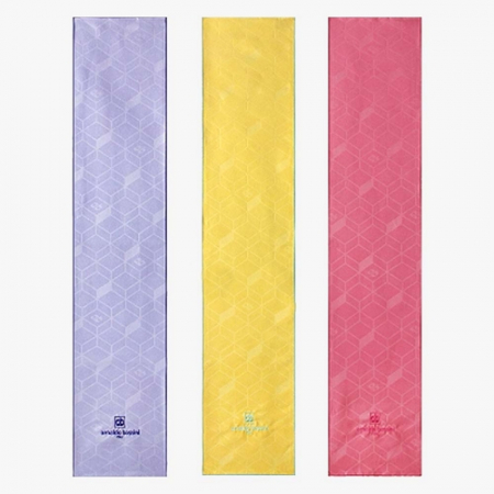 [송월타올] 아날도바시니 블록패턴 스포츠20 50g 극세사 수건 타월 #2