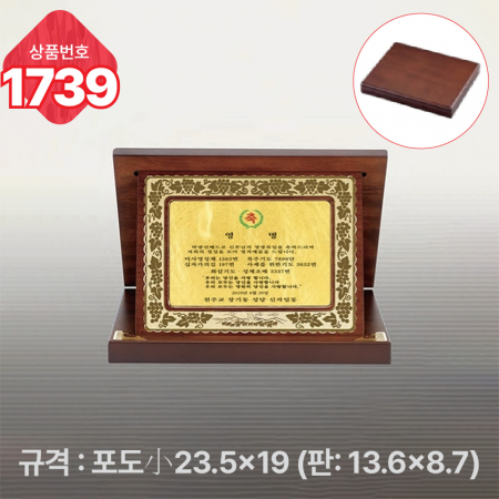 일반 상패 1738 #4
