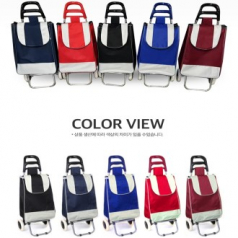 튼튼 2중손잡이 쇼핑캐리어 장바구니 가방