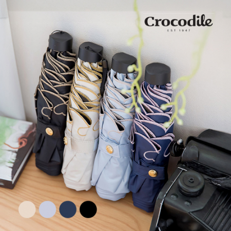 크로커다일 3단 하트포인트 자수 슬림 암막 우양산 VIP #2