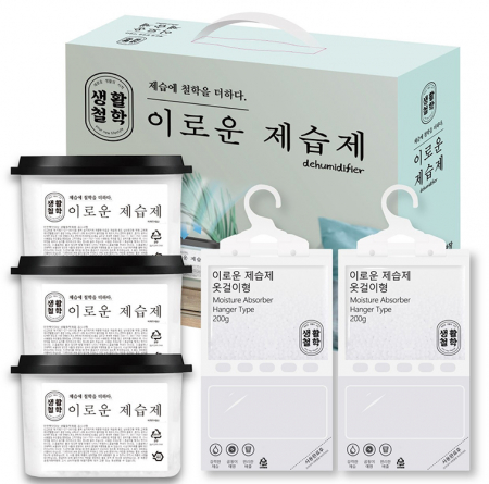 제습제 혼합 5P 세트 옷걸이형2 비치형3 #2