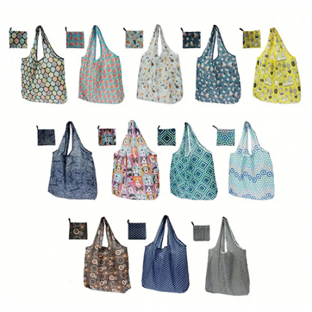 345 6개의 재사용 가능한 쇼핑 토트백 #2