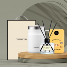 시즈넬 선물세트 락앤락 메트로475머그+디퓨저120ml+춘식이보조배터리