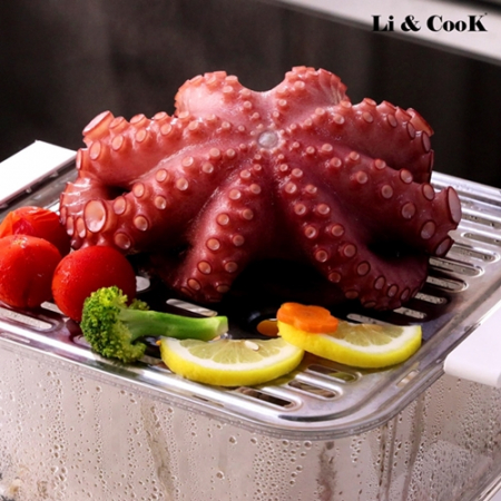 리앤쿡 노르딕 2단 스텐304 찜기 멀티쿠커 #4