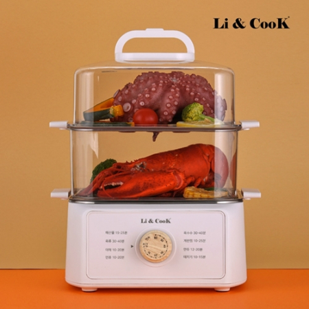 리앤쿡 노르딕 2단 스텐304 찜기 멀티쿠커 #7