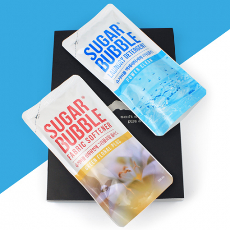 슈가버블 액체세탁세제 파우치 300ml + 슈가버블 그린플로랄 섬유유연제 300ml #2