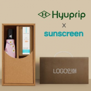 협립3단암막6K플라워즈2 미니완전자동양우산+선크림-세트