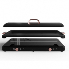 AGK 와이드 슬림2구 인덕션 전용그릴세트