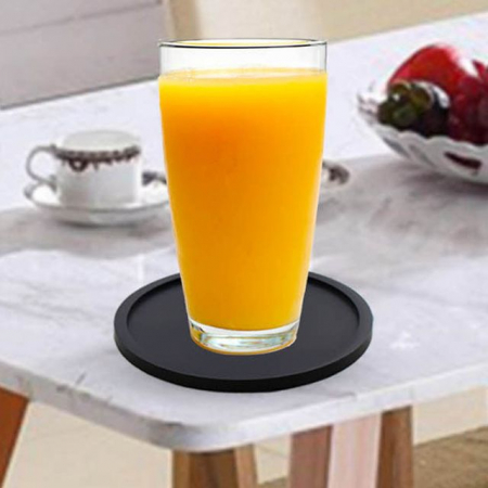 동그라미 컵받침 캠핑 홈파티 실리콘 티코스터 방수 #2