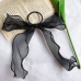 작은이미지: 쉬폰 리본 머리끈 왕리본 시스루 헤어 악세사리 #2