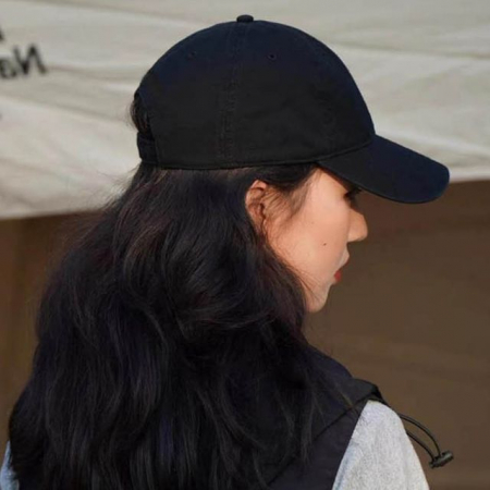 착시볼캡 얼굴 작아보이는 헬스모자 무지 검정 야구캡 #2