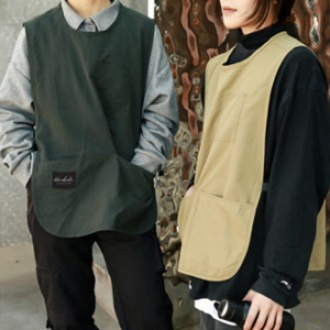 포켓 방수 원피스 앞치마