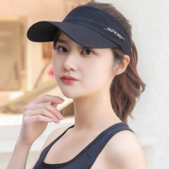 넓은 앞챙 둘레조절 가능 오픈 선캡 골프 테니스 러닝