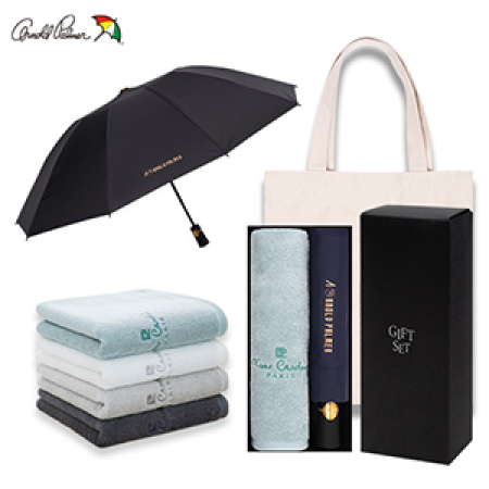 아놀드파마 3단전자동반대로우산 헤링본모달170타올세트 #2