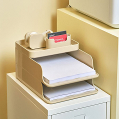 스태커블 트레이 A4트레이 종이보관함 복사용지 정리함