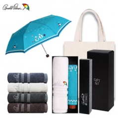 아놀드파마 3단늄수동핑구 실버라인뱀부180타올세트