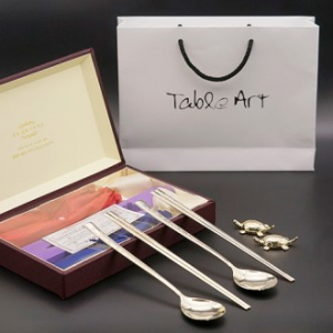 폴라 유광 티타늄 수저 고급선물세트