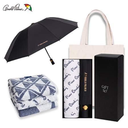 아놀드파마 3단전자동반대로우산 그래픽패턴뱀부타올세트 #2