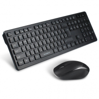 무선, 데스크탑 세트 AVEC-WMK10 무소음 키스킨포함 블랙