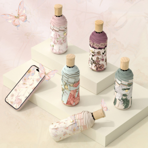 로페리아 5단수동 210T고밀도 양면플라워 우양산_암막코팅(UPF 50+)(0189942)