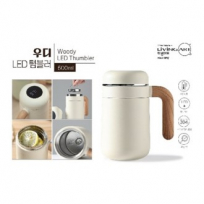 리빙아트 스마트 LED 온도계텀블러 죽통