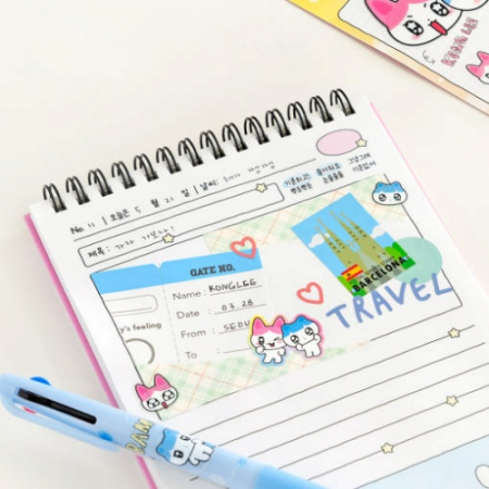 카카오프렌즈 골골즈 데일리 저널 스프링 노트 #4