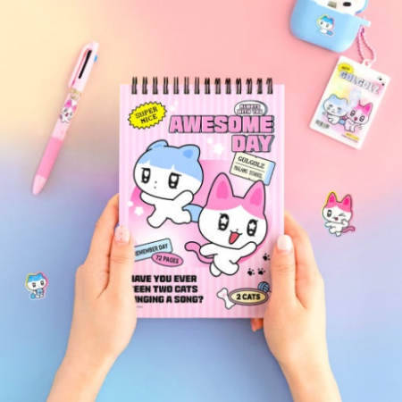 카카오프렌즈 골골즈 데일리 저널 스프링 노트 #3