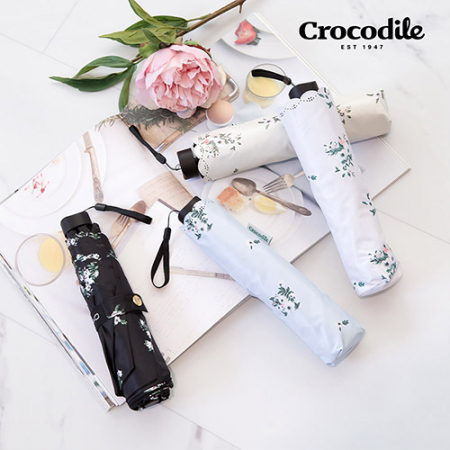 크로커다일 3단 탈리아 펀칭 슬림 암막 우양산 #3