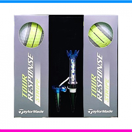 테일러메이드 투어 리스폰스 스트라이프 6구 자석티세트 3pc 테일러메이드 골프공 스트라이트 6구 360 퍼팅라인 골프공 #2