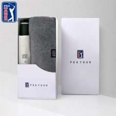 PGA 3단수동 암막 우양산+260g코마사타올세트