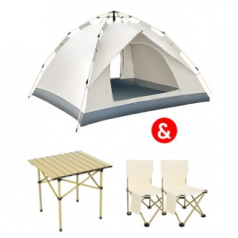 미니멀 피크닉 텐트 A세트, 텐트 롤테이블 중형 의자 2개