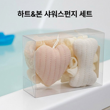 샤워타올 스펀지 욕실 각질제거 목욕 세트 #2