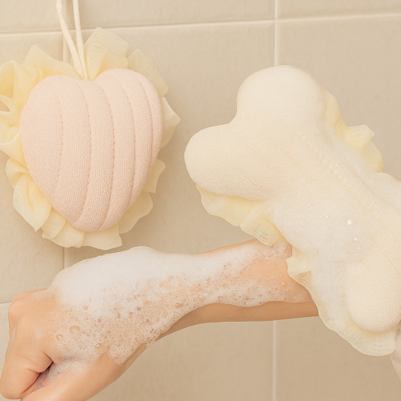 샤워타올 스펀지 욕실 각질제거 목욕 세트 #5