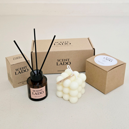 센트라도 미니 디퓨저 50ml+오브제 캔들 세트 #3