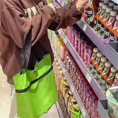 휴대용 만능 장바구니 접이식 쇼핑 카트 바퀴 가방 #5