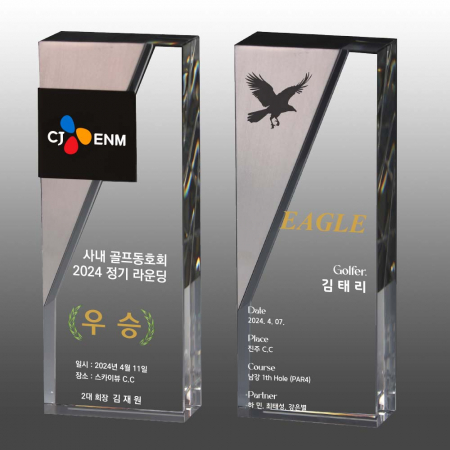 메탈 크리스탈 골프 트로피 S8A-245-56 #2