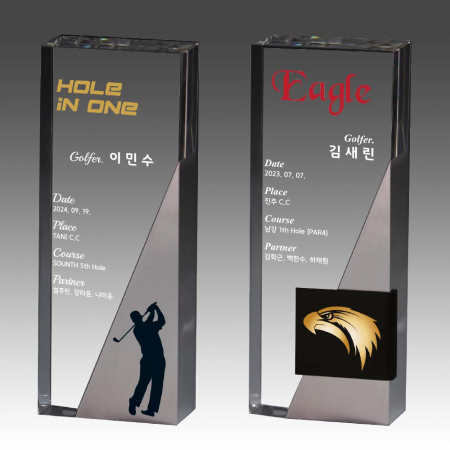 메탈 크리스탈 골프 트로피 S8A-245-34 #3