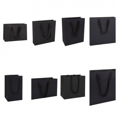 블랙 종이 쇼핑백 01 #2