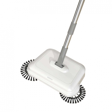 퀸나 트리플 브러쉬 먼지통 일자형 빗자루 #2