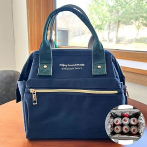 라운딩 골드 클래식 도시락 보온 보냉백 보냉가방 간식가방