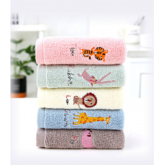 고리형 동물자수 타올 선물 답례품 기념품 사은품