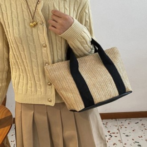 라탄도트백 여름용도트백 라탄미니가방 라탄손가방 라탄에코백