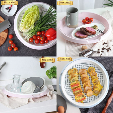 맥스앤맥스 다용도 향균 멀티 채반/식기건조대 1P #2