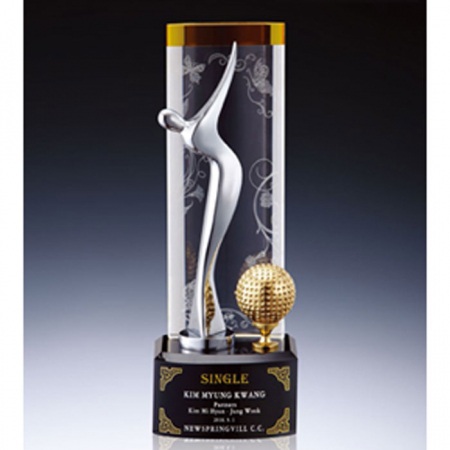 금속 크리스탈 트로피 TB-766 #2