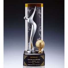 금속 크리스탈 트로피 TB-766
