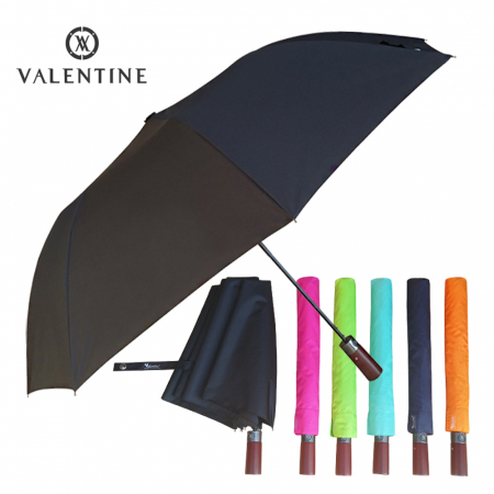 발렌타인 2단 58x8 자동 폰지 무지 우산 #2