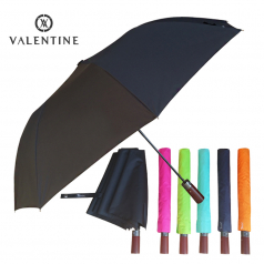 발렌타인 2단 58x8 자동 폰지 무지 우산