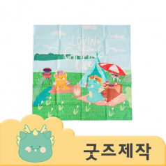 커스텀굿즈 풀오버인쇄 아너스트 사이즈 별도제작 가능 방수 린넨 원단 식탁보 60X60 ZA060 // 박스제작가능